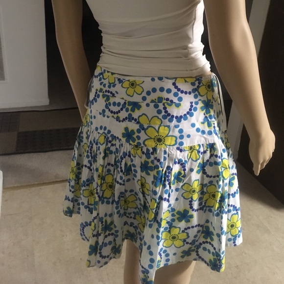 Apollo Bright Flowery Mini Skirt - Picture 3 of 4